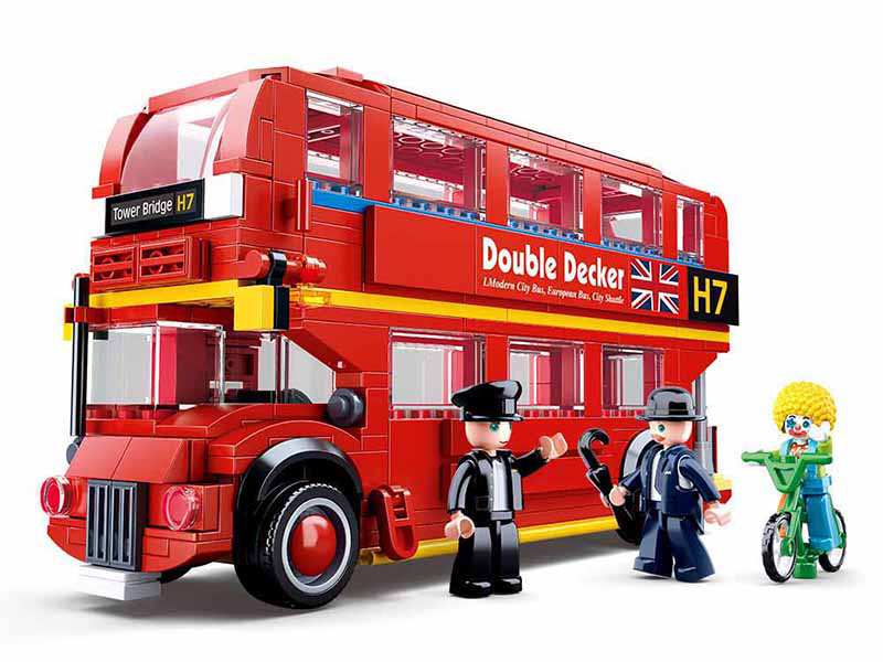 M38-B0708 Sluban Londonse Dubbeldekkerbus